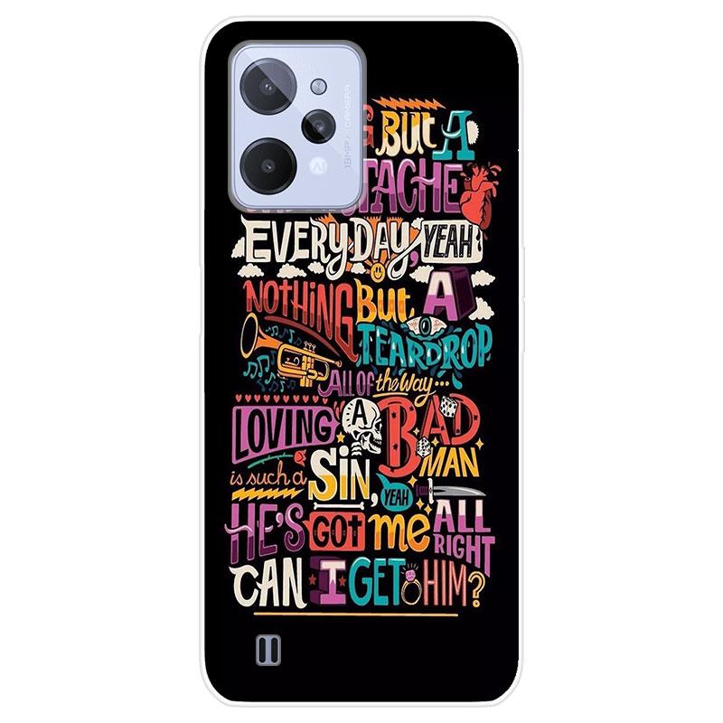Per Realme C31 C 31 RealmeC31 Custodia morbida in silicone Cover posteriore Custodia per cellulare alla moda