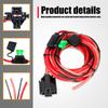 Universal For 12V Car Electric Fuel Pump Relay Kit Fuel Pump Wiring Harness Kit