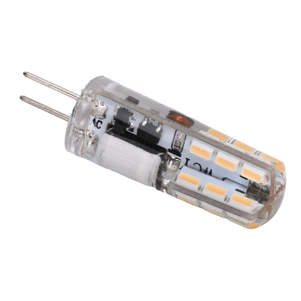 G4 24LED Light Bulb 2W 200LM Bi Pin Light Non Dimmable for Chandelier AC DC 12V(Warm White 2700K 3100K )