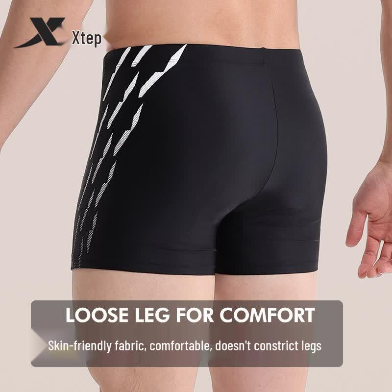 Xtep Men's Boxer Training Swim Trunks