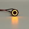 Waterproof 19mm 12v Car Dash Metal Momentary Engine Push Button Led