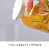 Hario SLOWRA 1000mL Glass Fruit Perfect for and Homemade Food Made In Japan Heat-Resistant Pot, Vinegar, Pickles, Storage, White, (SFP-1000-W)
