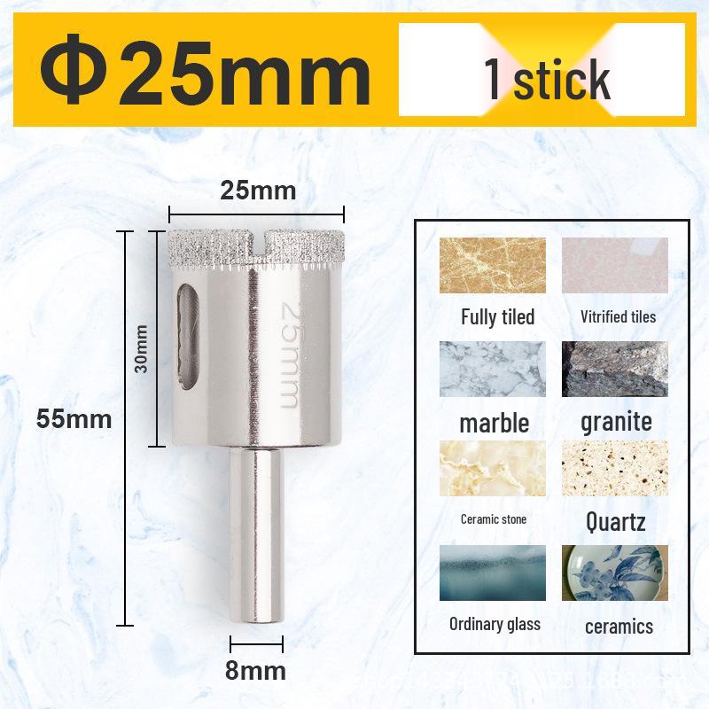 Alloy Glass & Tile Hole Drill Bit Set