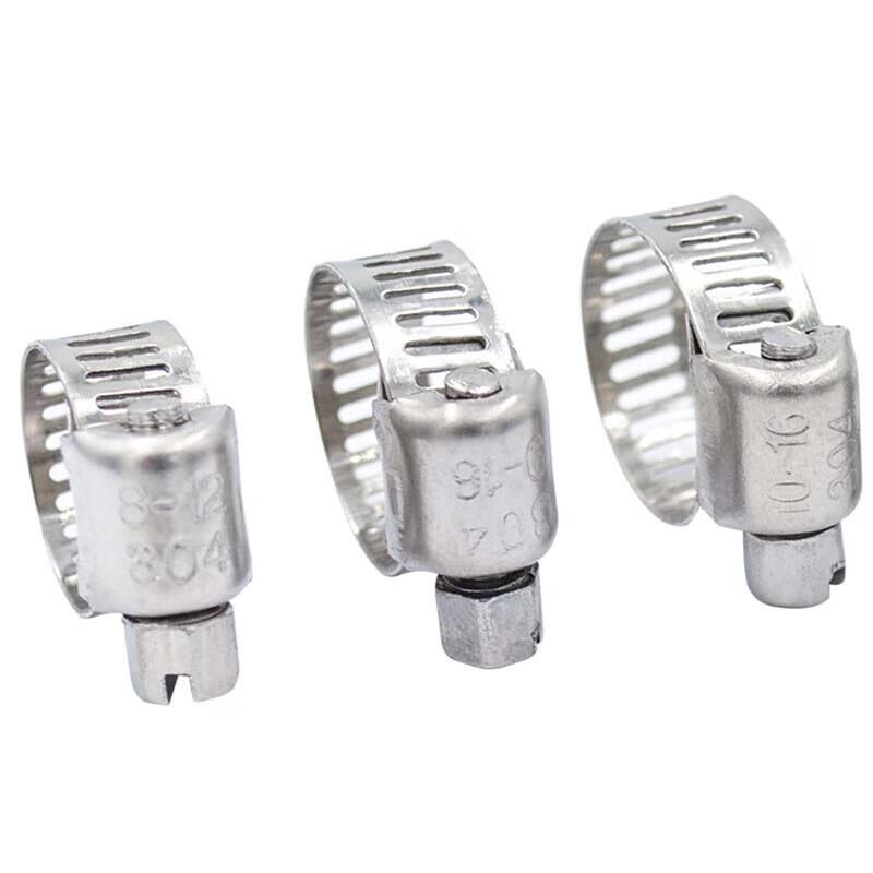 304 Stainless Steel American Type Hose Clamps