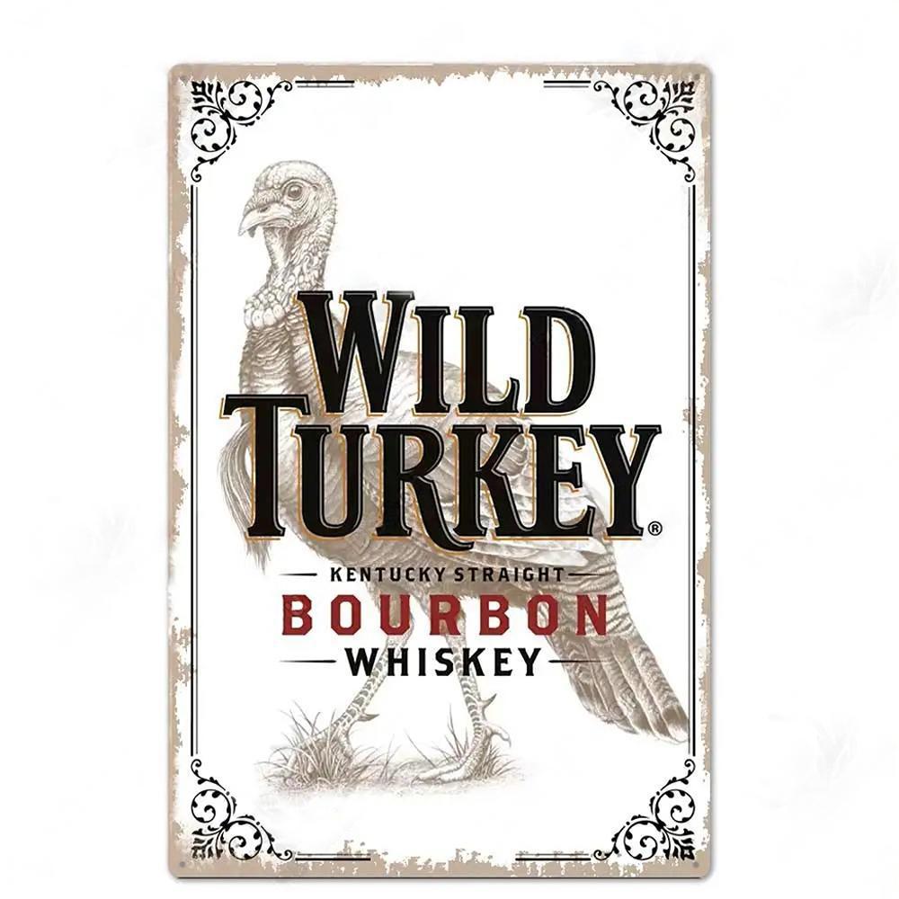 Whiskey Plakate Dekor Metall Vintage Blechschilder Metallschild Wandplakette Dekorativ für Pub Bar Club Man Cave