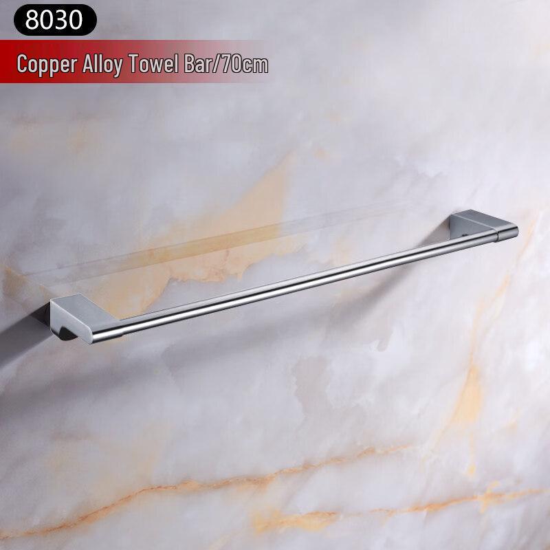 All Copper Single Bathroom Towel Bar