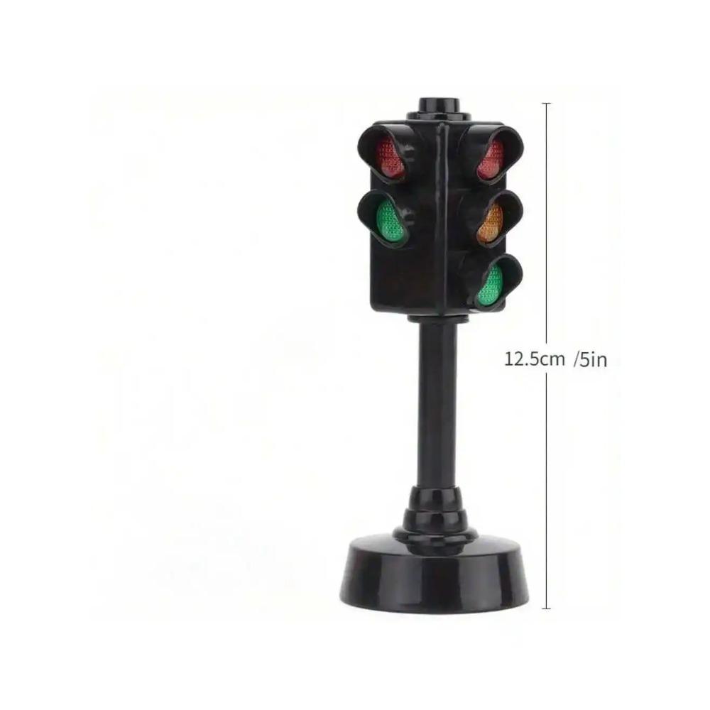 Mini Traffic Signs Road Light Block,Children Safety Education Kids' Puzzle Traffic Light Toy, Kids' Gift