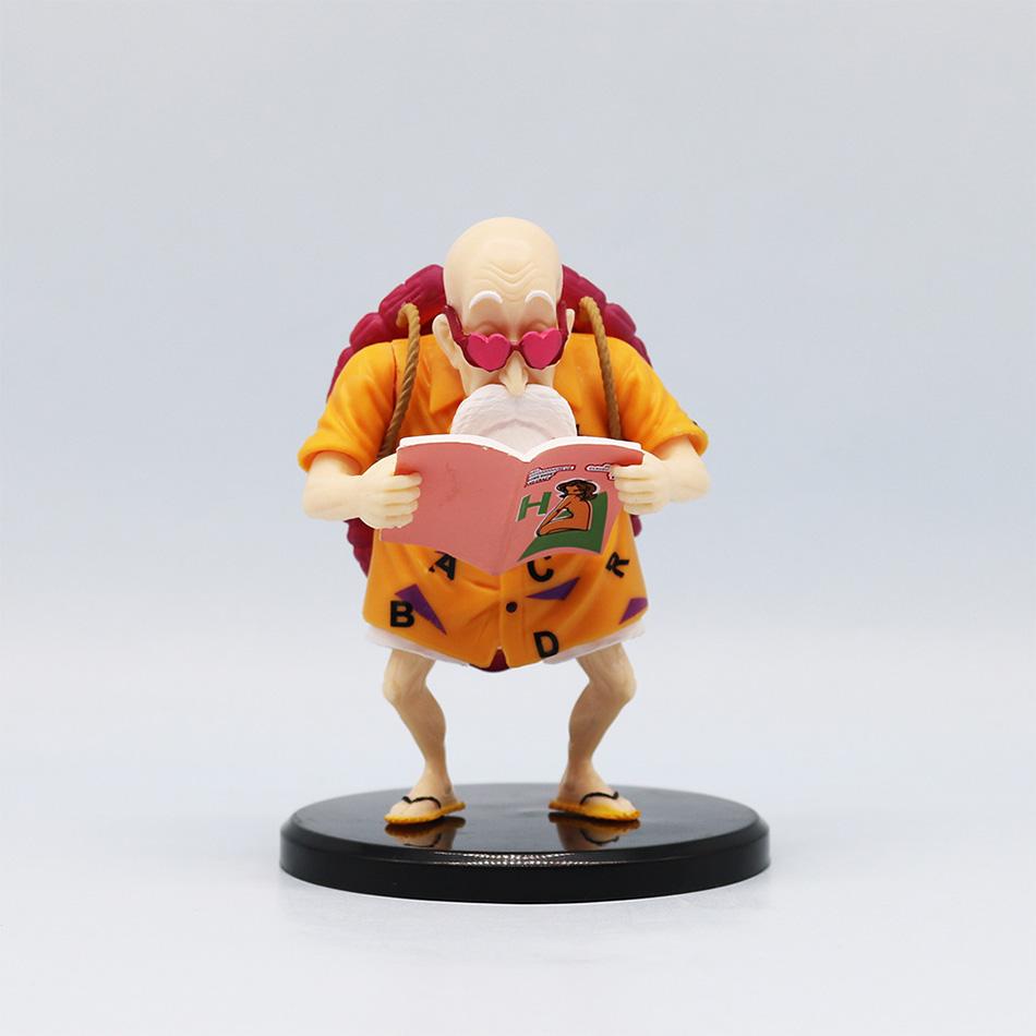 Dragon Ball Z Master Roshi Kame Sennin Action Figure PVC Biye Gesture Lecherous Anime Collectible Decoration Toy Gift