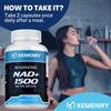 NAD+ 1500mg - Resweratrol, Naprawa DNA, Produkcja Energii, Metabolizm, Wspomaganie Koncentracji