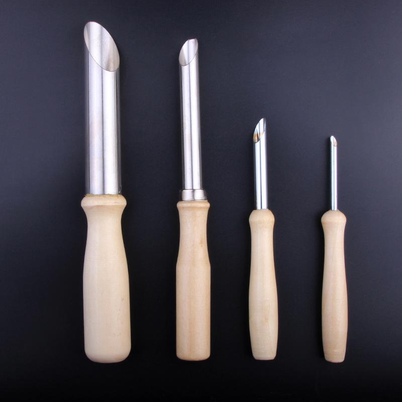 4 Pcs Pottery Sculpture Tools Round Punch Soft Pottery Useful Pottery & Ceramics Tools