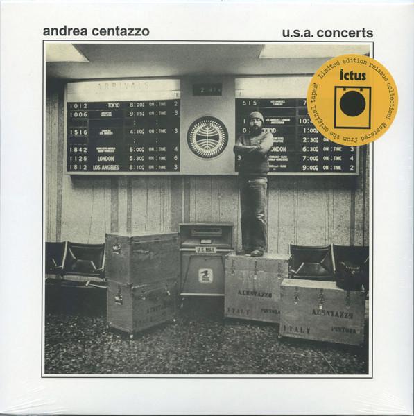 

LP Record ANDREA CENTAZZO - U.S.A. Concerts ICTUSRE0005 Ictus Records 2023 Italy Jazz