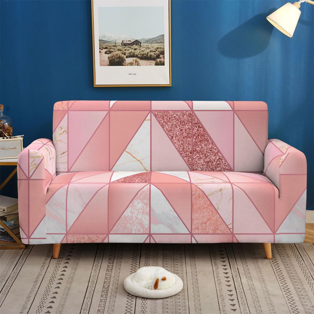 Elastic All-Inclusive Sofa Cover Geometric Pattern Multi-Person Combination Sofa Cover Lazy Sofa Cover