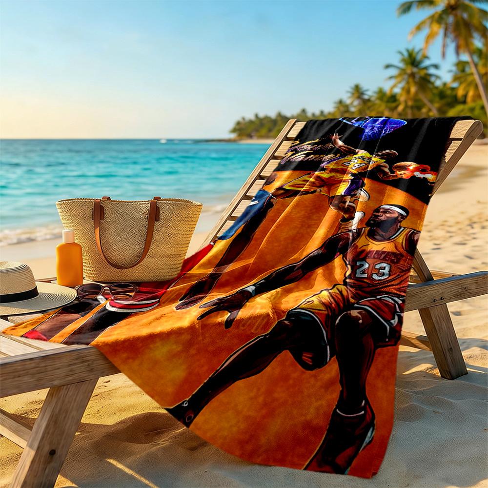 Kobe Customize Your Name Beach Towel High Absorbency Quickdry