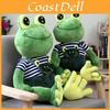 Cute Plush Frog Toy With Shoulder Strap For Kids' Sleeping Companion