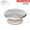 Cake Rotating Table Baking Tool Set Aluminum Alloy Tray Rotating Pasting Machine for Household and Commercial Use