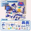 Kids' Pretend Play Repair Tool Box with Electric Drill and Screws