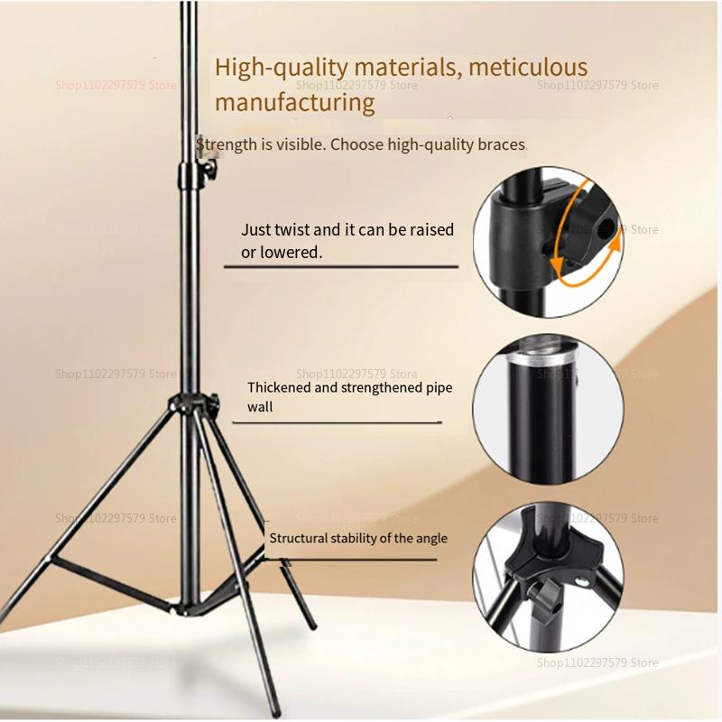 170CM Schwerlast Fotografie Lichtstativ Stativ Universal Projektor Kamera Stativ mit Multifunktions Verdickter Unterstützung