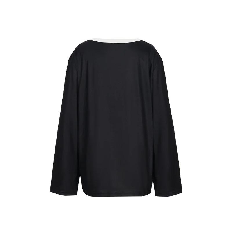 Plus Size Popular Women's T Shirt Long Sleeve Crew Neck T Shirt Colorful Cats Cat 3D Print Oversized Loose Casual Tops