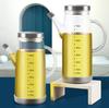 Ölflasche, Gewürzbehälter, Sojasaucenflasche, Essigflasche, Öldispenser, Glasmaterial, staubdicht, 750ml
