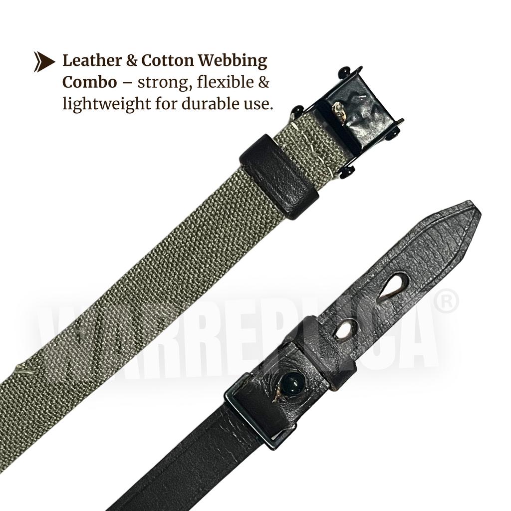 German Mauser K98 WWII Rifle DAK Sling HF-BK21-VAOR