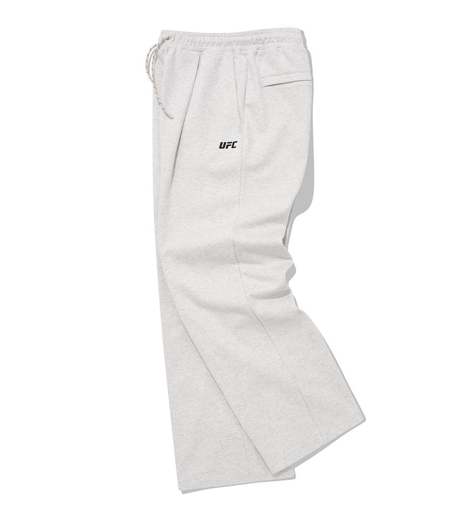 UFC SPORT Ufc Essential+ Wide Fit Pintuck Sweatpants White Grey U4Lpu1309M1