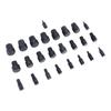 25Pcs Screw Extractor Set Alloy Steel Multifunctional Manual Broken Screw Remover Tool for Repair Maintenance