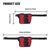 Compact Golf Ball Holder Case Storaeg Waist Bag With Adjustable Belt Weather Resistant For Course Travel