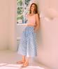 Seideu [W] Luftige Punkt-Culotte-Hose