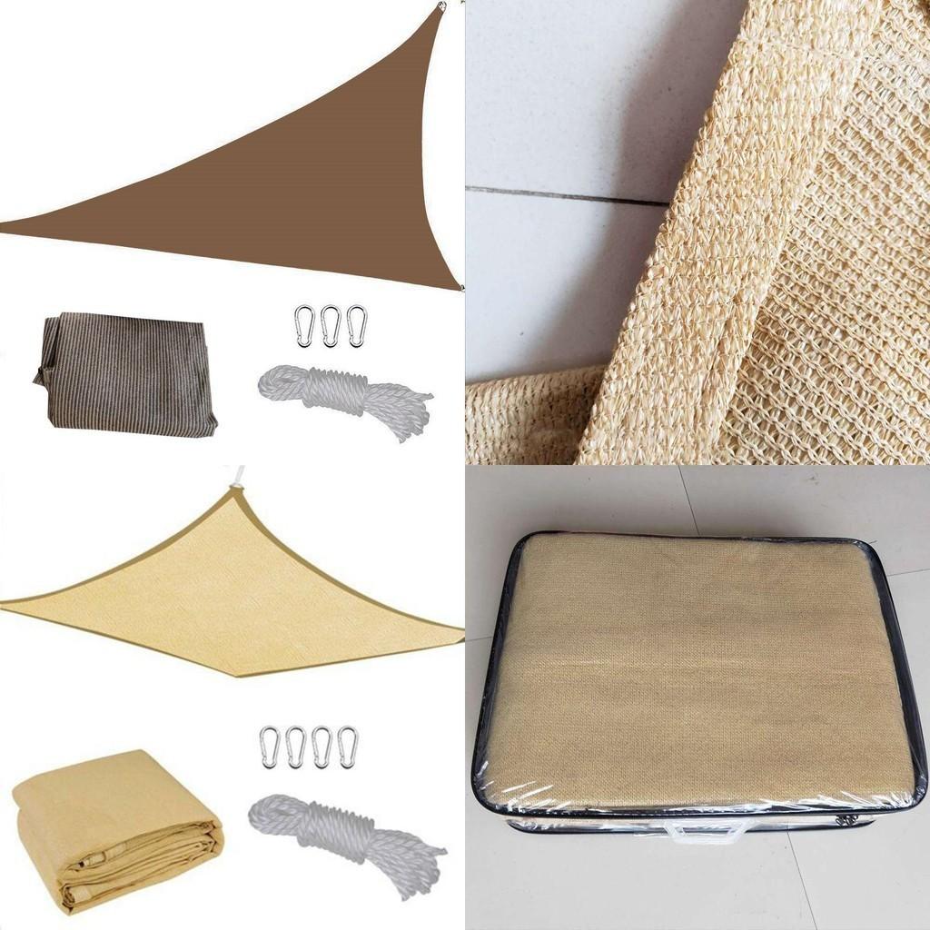 Toldo Vela de Sombra Durável Design Retangular Perfeito Para Quintal Deck Uso Externo