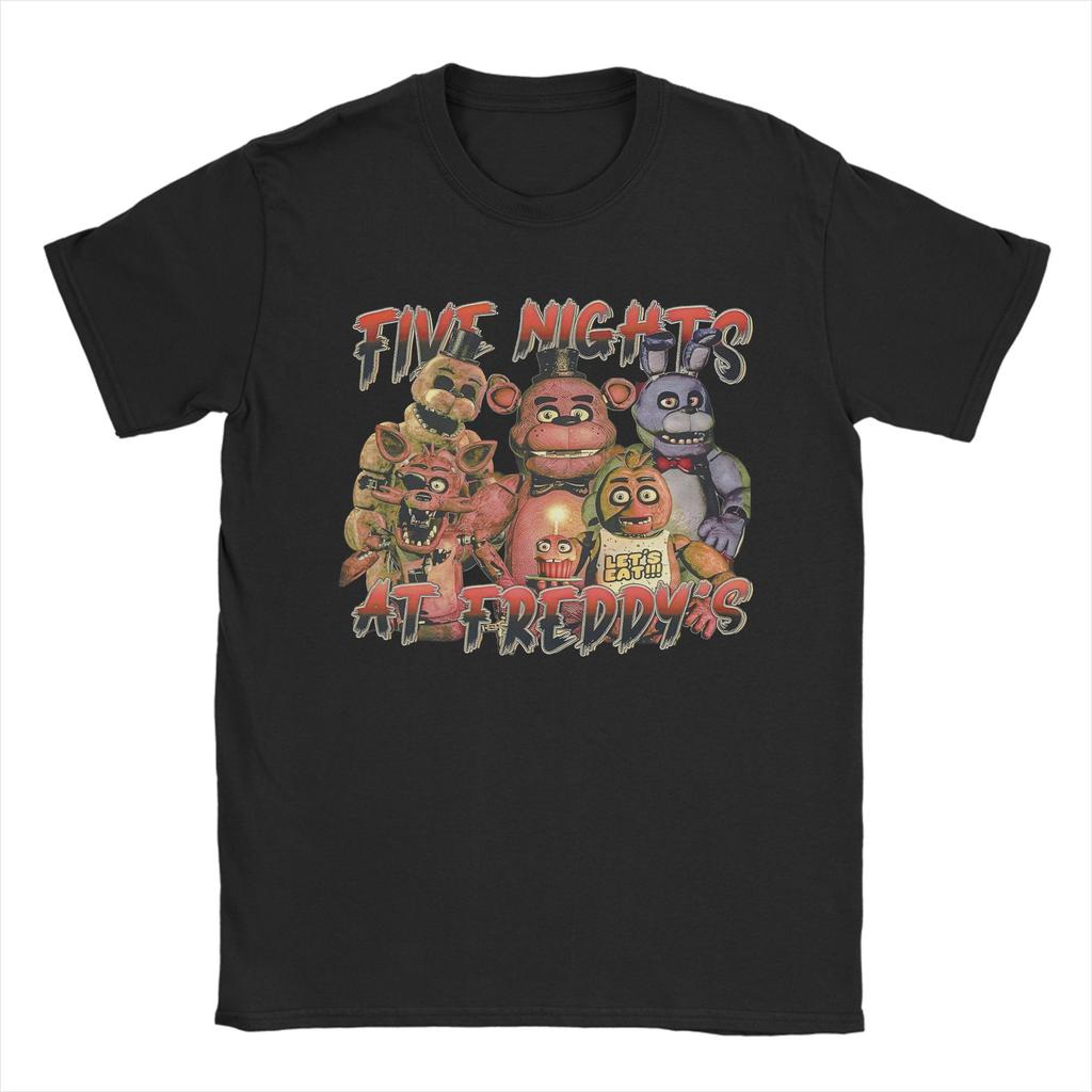 FNAF At Freddys Springtrap Unisex T-Shirts Lustige T-Shirts Kurzarm Rundhals T-Shirts Reine Baumwolle Große Größen Kleidung