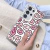 For Samsung Galaxy S21 FE S24 S23 Ultra Plus FE S25 S22 Ultra Plus Laser Phone Case Cute Cartoon Smile Face Shockproof Covers