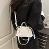 Trendy Textured Bag Women's Trendy Portable Mini Bag Crocodile Pattern Fashionable Versatile Shoulder Bag Crossbody Bag