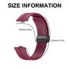 Versatile Silicone Watch Strap with Magnet Stylish Magnetic Silicone Band Sweat Resistant Watch Band for Watch Fit3