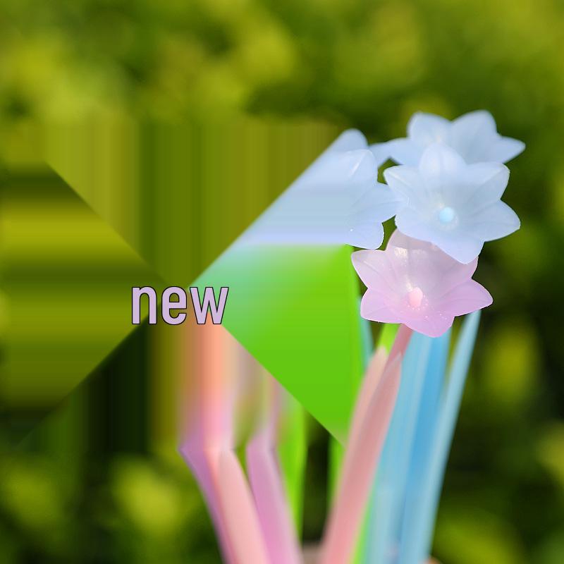 Color-Changing Rose Silicone Pen - Creative Gift for Students