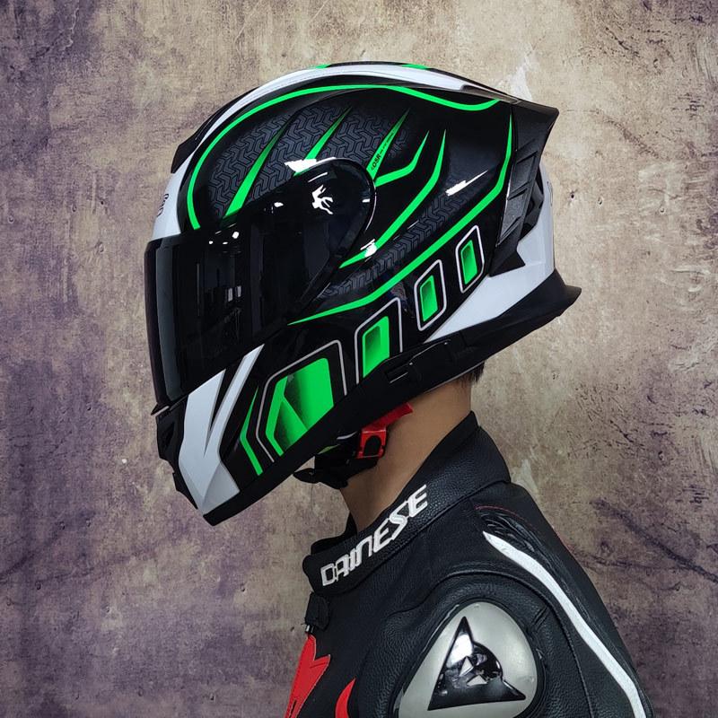 Dual Lens Motorcycle Helmet Motorcycle Travel Helmet Electric Vehicle Adult Safety Helmet