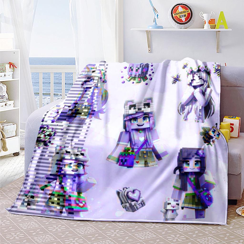Classic Entertainment Sandbox Xbox Games Minecraft  blanket, home warming, four season bed decoration, sofa cover, flannel throwing blanket K2