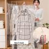 Extra Large Vacuum Storage Bag for Clothing with 5 Hooks
