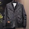 Men's American Retro Slim Fit Bomber Jacket: Trendy 2025 Autumn Workwear