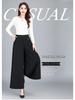 Autumn/Winter High-Waisted Plus Velvet Wide-Leg Pants: Fashionable, Age-Reducing Casual Skirt for Middle-Aged and Elderly Mothers