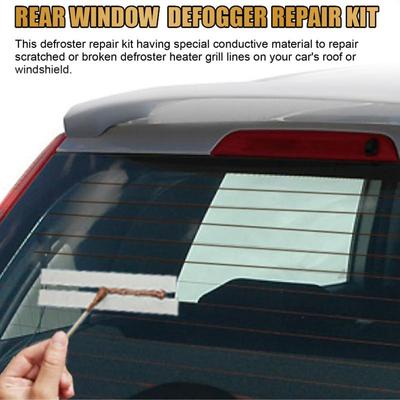Car Rear Window Defogger Repair Kit Defroster Grid Diy Quick Repair Heater Grid Lines Fix Heater Glass Lines Car Accessories