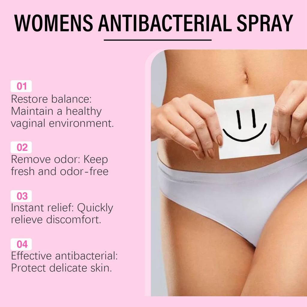 Sprej na intimní partie žen, svěží a výživný sprej, účinná péče o intimní partie 20 ml
