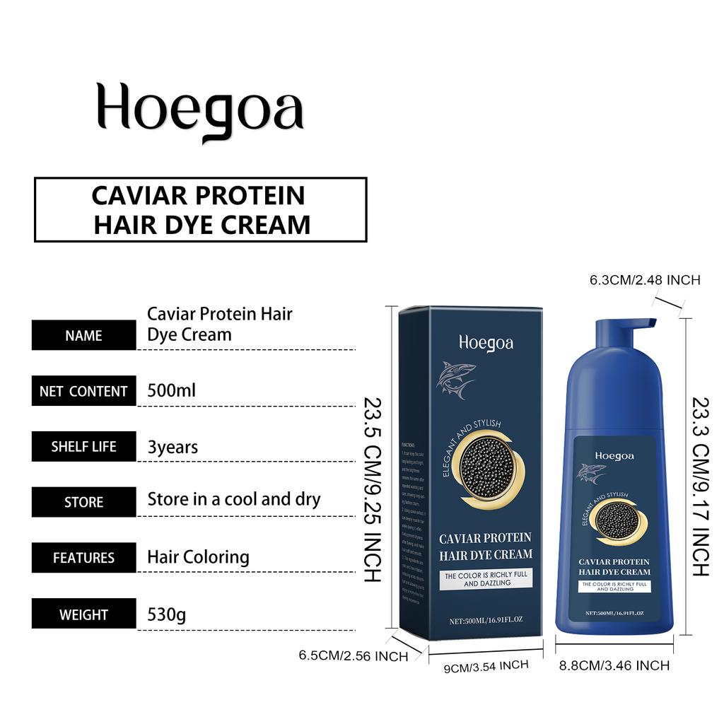 5Colors Caviar Hair Dye Cream Organic Natural Fast Hair Dye Plant Essence Hair Colorng Cream Cover Dye Shampoo For Women Men