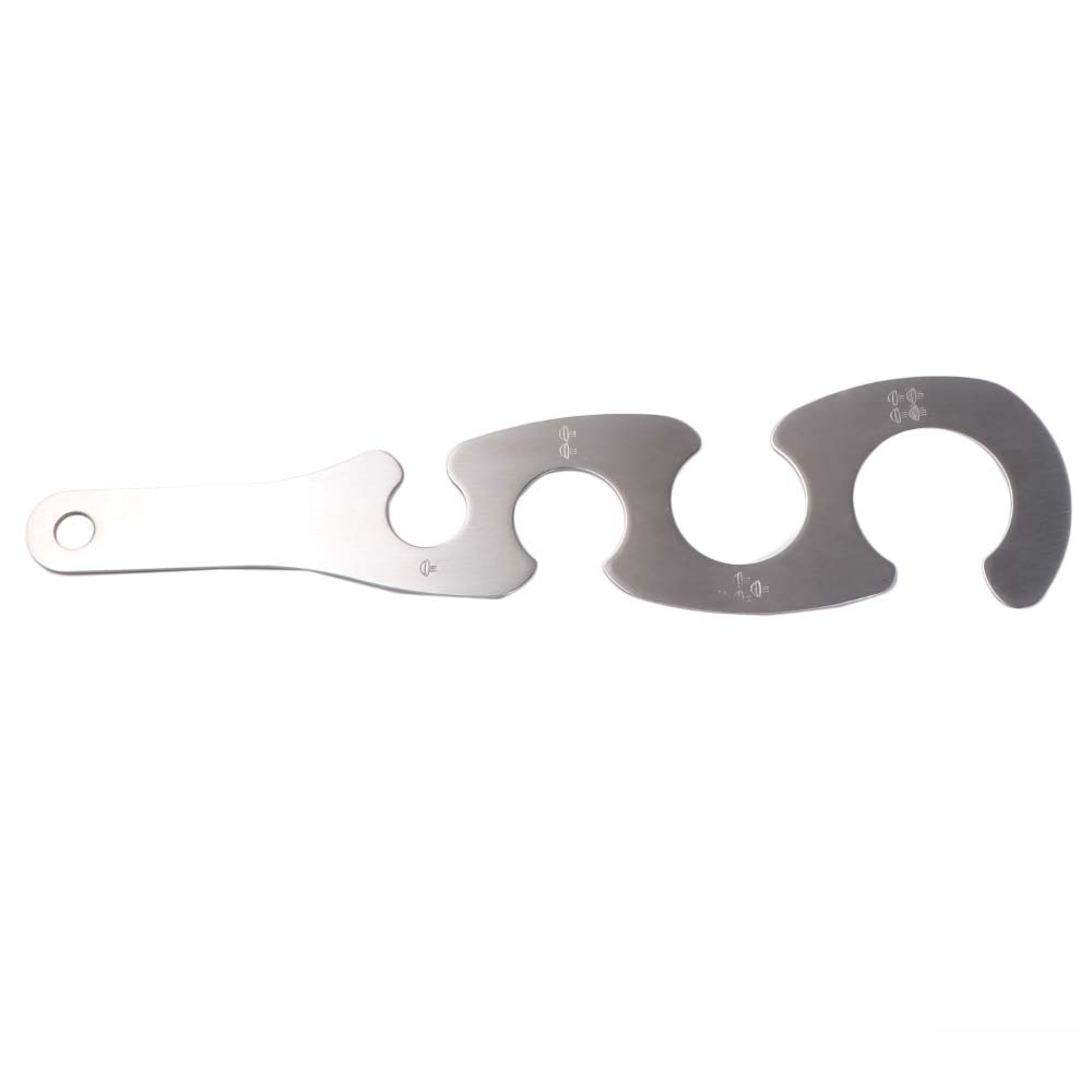 4 Holes Spaghetti Measure Tool Stainless Steel Noodle Measure Pasta Measuring Scale  Kitchen