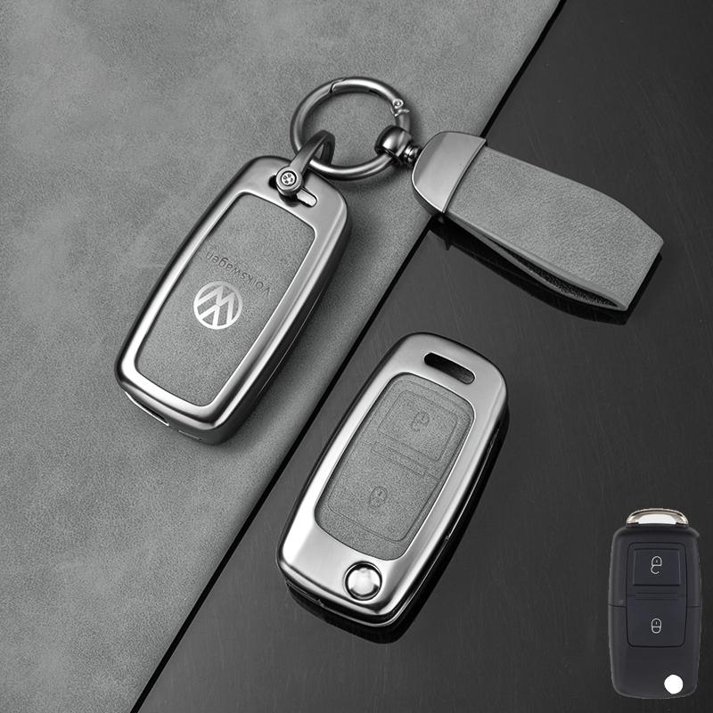 Heißes Zinklegierung Auto Klappfernbedienung Schlüsselhülle Gehäuse Abdeckung Für VW Volkswagen Beetle Caddy Golf Jetta Polo Tiguan Touran Auto Zubehör