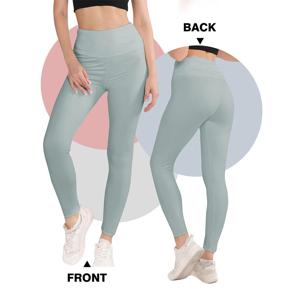 

High-waisted Yoga Pants for Women with High Elasticity Tummy-tucking Slimming Yoga Sports and Tight-fitting Base Layers. XXL