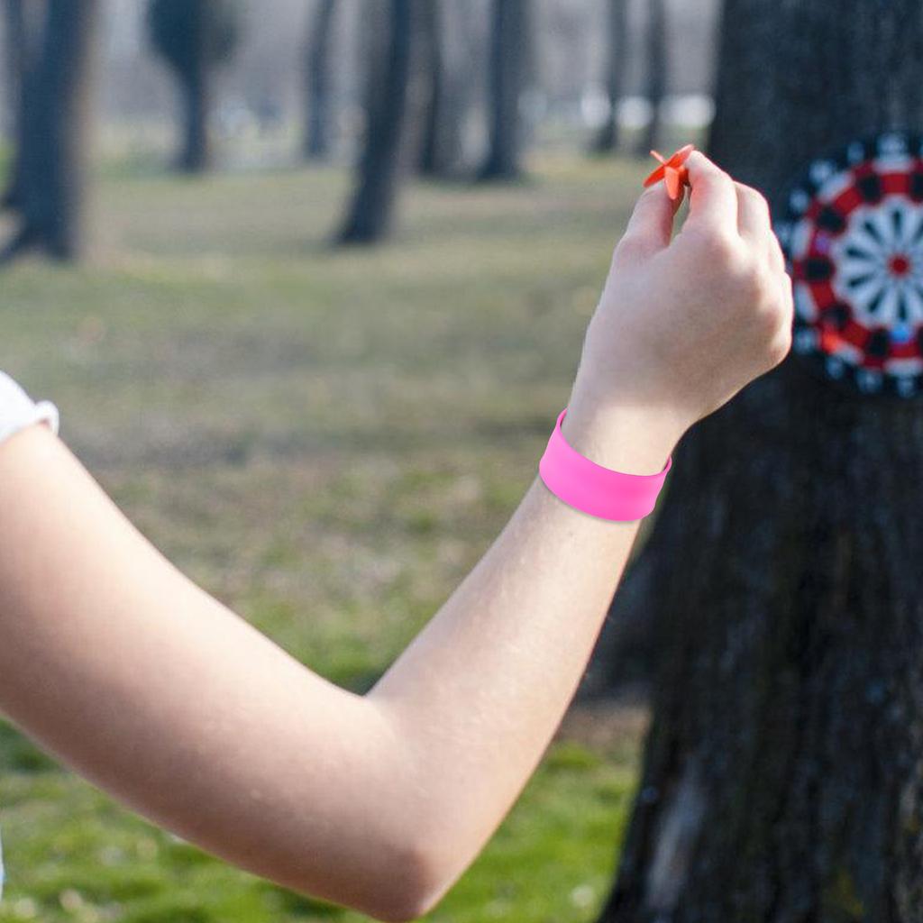 5 Stück Silikon-Slap-Armbänder Unifarbene Kinderarmbänder Party-Mitgebsel Geschenke Slap-Bänder für Festivals Geburtstage Tanz