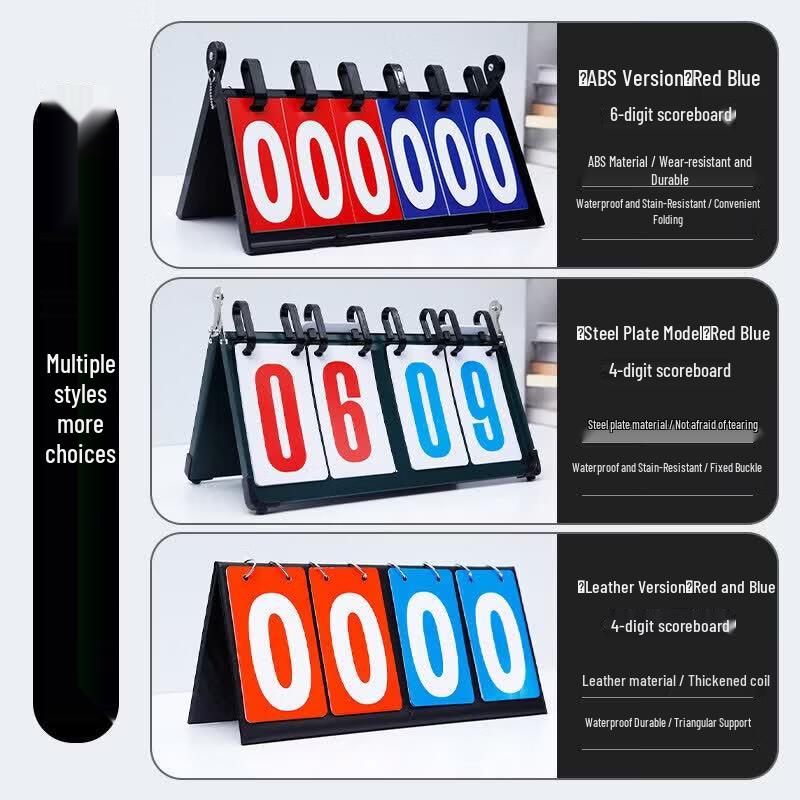 Brangdy Portable Multi-Sport Flip Scoreboard