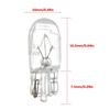 Gerinkoken 10 Pcs LED Bulb Replacement Parts Clear Glass High Temperature Resistant Halogen