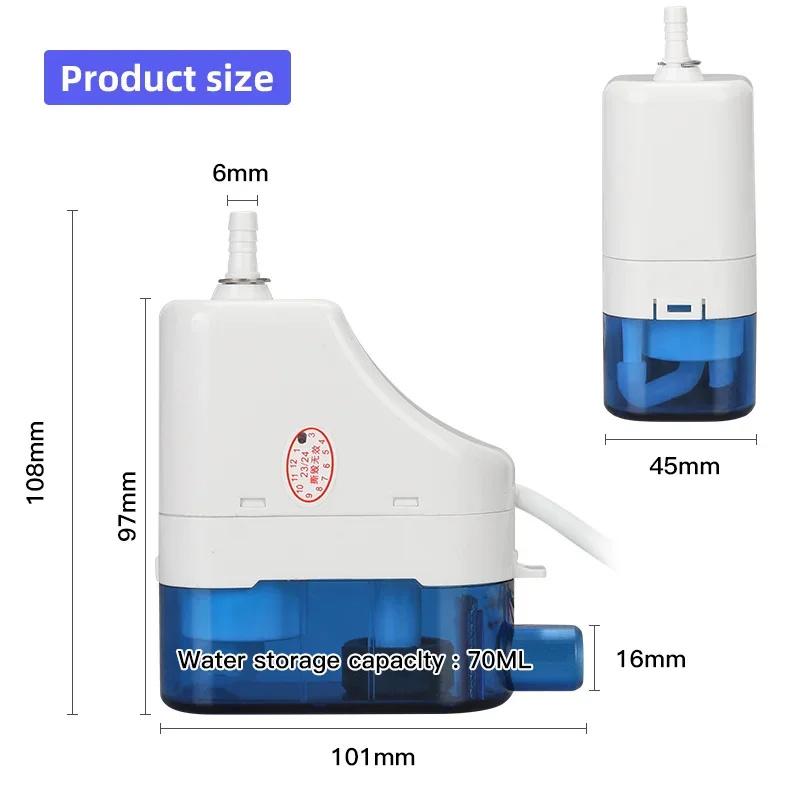 Pompa di Condensa Automatica Ultra-silenziosa 220V 24L/H 40L/H Pompe di Sollevamento Condensa RS-24C/40C 1-3P Scarico Condizionatore d'Aria da Appendere