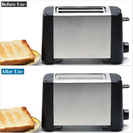 Kichvoe Toaster Cover: Silicone Toaster Lid 10.7 * 4inch 2 Slice Bread Machine Dust Cover for Kitchen
